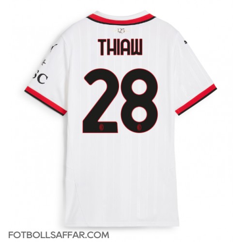 AC Milan Malick Thiaw #28 Bortatröja Dam 2024-25 Kortärmad